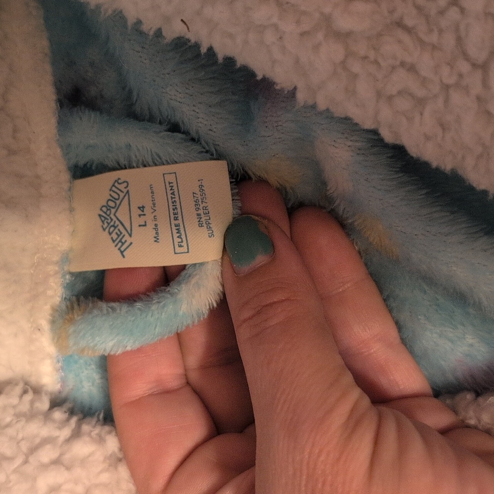 Cozy Blue Star Patterned Robe - Picture 3 of 3